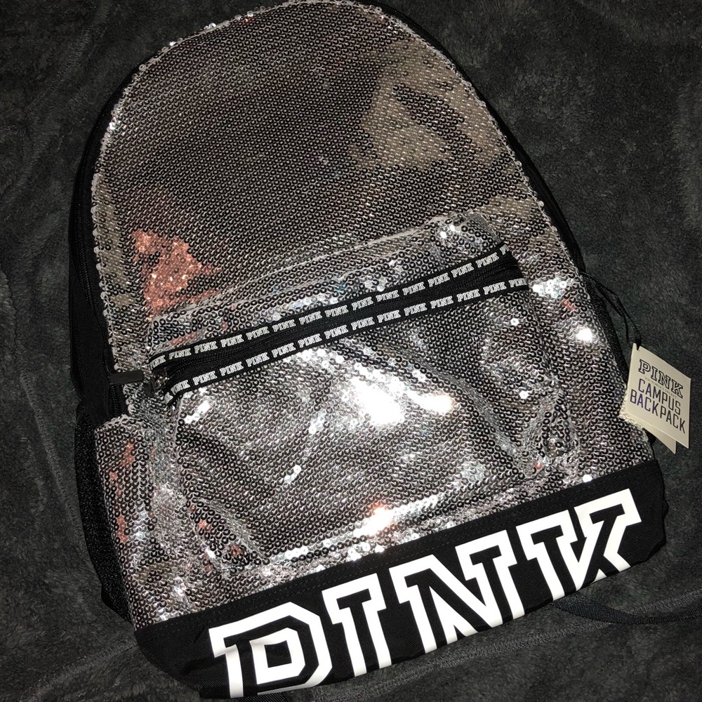 Victoria Secret pink bling glitter backpack
